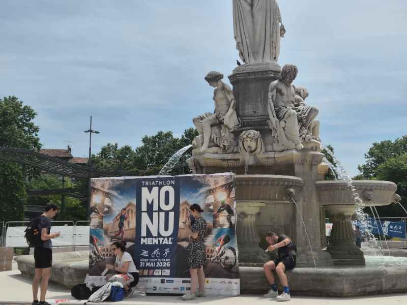 Nimes Prato fontana (Fontaine Pradier)