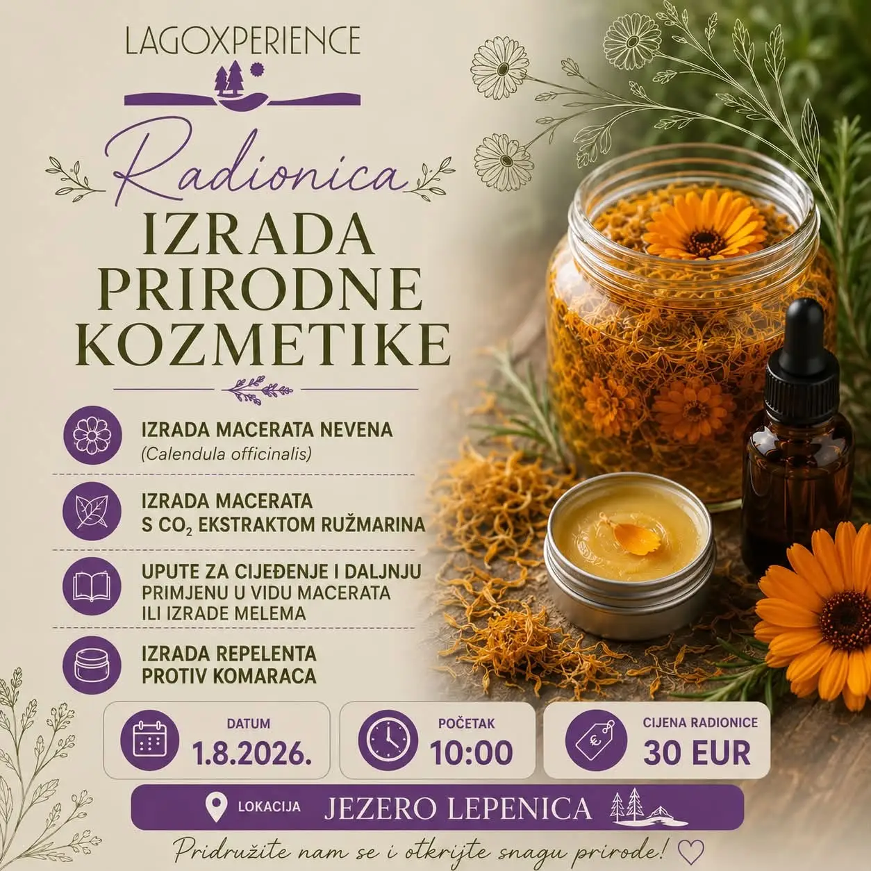 izrada prirodne kozmetike