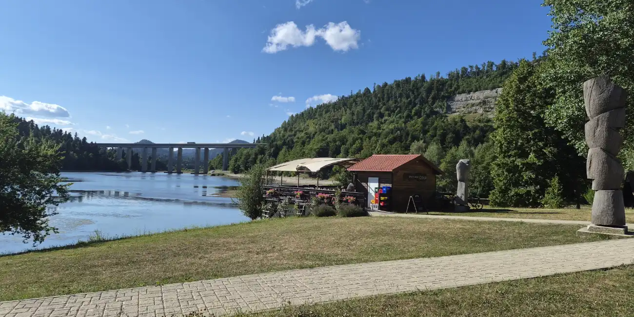 Jezero Bajer Fužine Gorski kotar izlet ljeto.