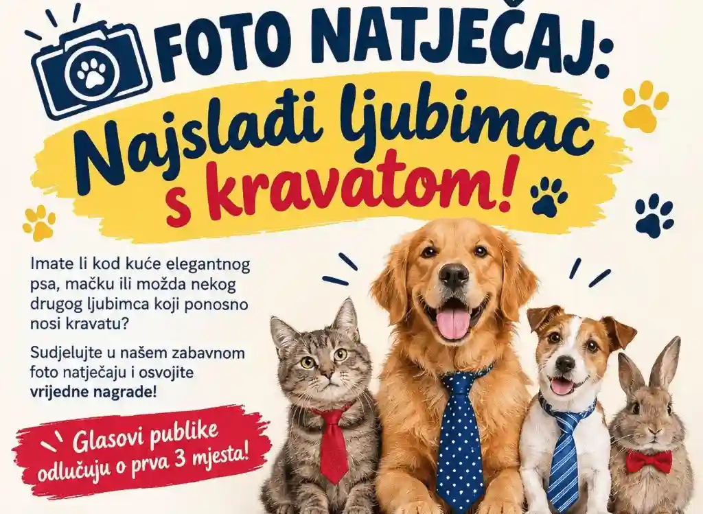 Foto natječaj - Mrkopalj: Najslađi ljubimac s kravatom