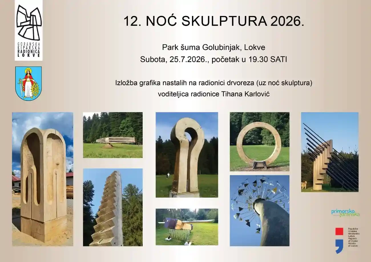 najava noć skulpture u Lokvama